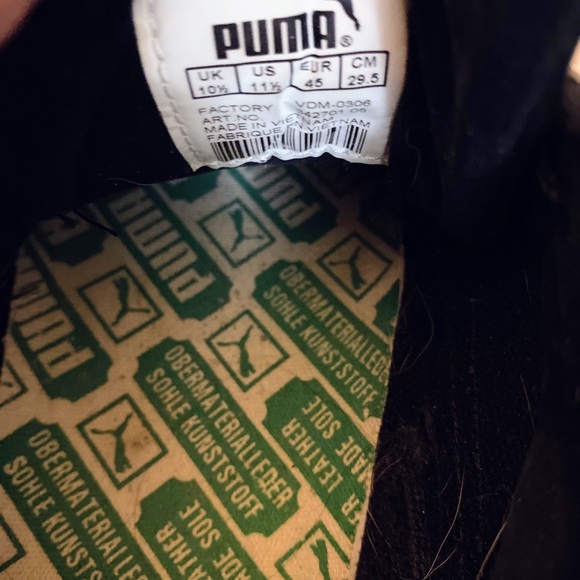 Puma Club 5v5 Lux WMNS Black / Gold size 11.5, rare! - Picture 6 of 12